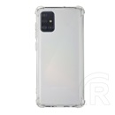 Gigapack Samsung Galaxy A51 Szilikon telefonvédő (közepesen ütésálló, légpárnás keret, átlátszó)