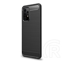 Gigapack Samsung Galaxy A52s (SM-A528) szilikon telefonvédő (közepesen ütésálló, szálcsiszolt, karbon minta) fekete