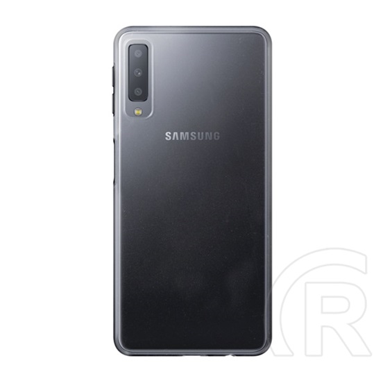 Gigapack Samsung Galaxy A7 2018 műanyag telefonvédő (gumírozott, átlátszó)