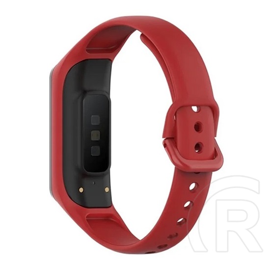 Gigapack Samsung Galaxy Fit 2 (SM-R220) pótszíj (egyedi méret, szilikon, állítható) piros