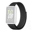 Gigapack Samsung Galaxy Fit 3 pótszíj (egyedi méret, nylon, tépőzáras, légáteresztő) fekete