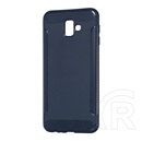 Gigapack Samsung Galaxy J6 Plus (SM-J610F) szilikon telefonvédő (közepesen ütésálló, karbon minta) sötétkék