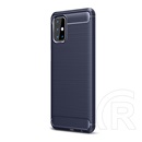 Gigapack Samsung Galaxy M31s (SM-M317F) szilikon telefonvédő (közepesen ütésálló, szálcsiszolt, karbon minta) sötétkék