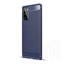 Gigapack Samsung Galaxy Note 20 (SM-N981F) szilikon telefonvédő (közepesen ütésálló, szálcsiszolt, karbon minta) kék