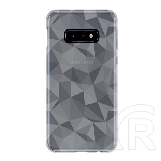 Gigapack Samsung Galaxy S10e szilikon telefonvédő (3D, gyémánt minta, átlátszó)