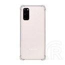 Gigapack Samsung Galaxy S20 Szilikon telefonvédő (közepesen ütésálló, légpárnás keret, átlátszó)