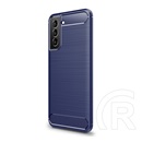 Gigapack Samsung Galaxy S22 Plus 5G (SM-S906) védő (közepesen ütésálló, légpárnás sarok, szálcsiszolt) sötétkék