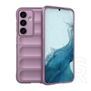 Gigapack Samsung Galaxy S24 (SM-S921) szilikon telefonvédő (ütésállóság, kameravédő, 3d) lila