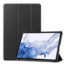 Gigapack Samsung Galaxy Tab S9 FE Plus (SM-X610/X616) tok (trifold, ceruza tartó, fekete)