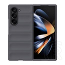 Gigapack Samsung Galaxy Z Fold6 5G (SM-F956) műanyag telefonvédő (ütésállóság, kameravédő, 3d) sötétszürke