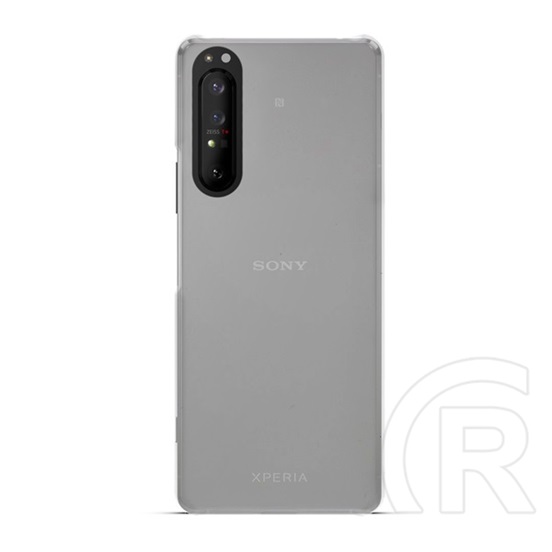 Gigapack Sony Xperia 1 II műanyag telefonvédő (gumírozott, átlátszó)