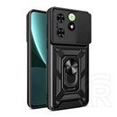 Gigapack Tecno Spark 20C  defender műanyag telefonvédő (ütésállóság, szilikon belső, tartógyűrű, kameravédő) fekete