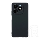 Gigapack Tecno Spark 20 szilikon telefonvédő (matt) fekete