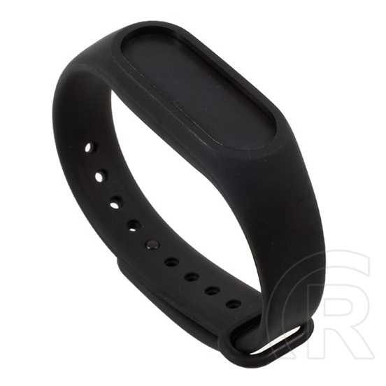 Gigapack Xiaomi MI Band 2 szilikon keret (egyedi méret, szilikon szíj) fekete