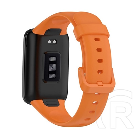 Gigapack Xiaomi Mi Band 7 Pro pótszíj (egyedi méret, szilikon, állítható) narancssárga