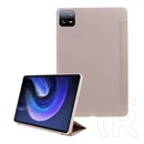 Gigapack Xiaomi Pad 6 tok álló, bőr hatású (aktív flip, oldalra nyíló, trifold, asztali tartó) rózsaszín