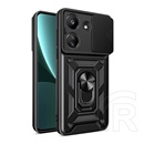 Gigapack Xiaomi Poco C65 defender műanyag telefonvédő (ütésállóság, szilikon belső, tartógyűrű, kameravédő) fekete