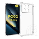 Gigapack Xiaomi Poco F6 Pro szilikon telefonvédő (ütésállóság, légpárnás sarok) átlátszó