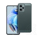 Gigapack Xiaomi Poco X5 5G műanyag telefonvédő (légáteresztő, lyukacsos minta, kamera védelem) sötétzöld