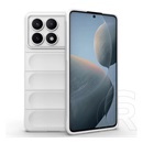 Gigapack Xiaomi Poco X6 Pro 5G szilikon telefonvédő (ütésállóság, kameravédő, 3d) fehér