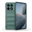 Gigapack Xiaomi Poco X6 Pro 5G szilikon telefonvédő (ütésállóság, kameravédő, 3d) sötétzöld