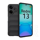 Gigapack Xiaomi Redmi 13 szilikon telefonvédő (ütésállóság, kameravédő, 3d) fekete