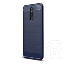 Gigapack Xiaomi Redmi 8A Szilikon telefonvédő (légpárnás sarok, szálcsiszolt, karbon minta, sötétkék)