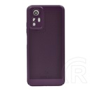 Gigapack Xiaomi Redmi Note 12S műanyag telefonvédő (légáteresztő, lyukacsos minta, kamera védelem) lila