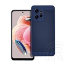 Gigapack Xiaomi Redmi Note 12 4G műanyag telefonvédő (légáteresztő, lyukacsos minta, kamera védelem) sötétkék