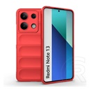 Gigapack Xiaomi Redmi Note 13 4G szilikon telefonvédő (ütésállóság, kameravédő, 3d) piros