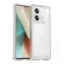 Gigapack Xiaomi Redmi Note 13 5G műanyag telefonvédő (szilikon keret, ütésállóság, átlátszó hátlap) átlátszó