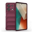 Gigapack Xiaomi Redmi Note 13 5G szilikon telefonvédő (ütésállóság, kameravédő, 3d) bordó