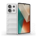 Gigapack Xiaomi Redmi Note 13 5G szilikon telefonvédő (ütésállóság, kameravédő, 3d) fehér