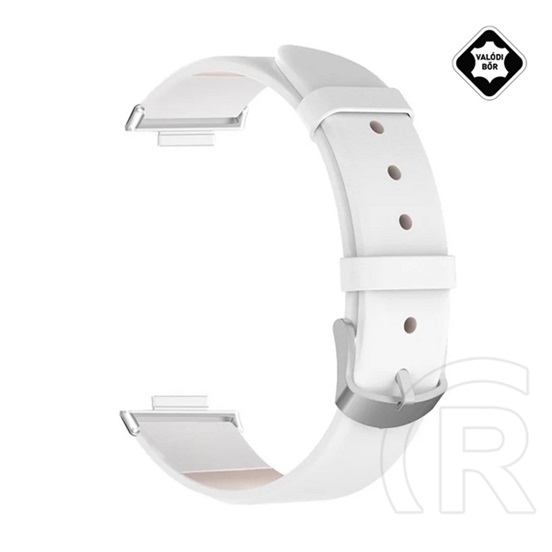 Gigapack Xiaomi Smart Band 8 Pro pótszíj (egyedi méret, valódi bőr) fehér