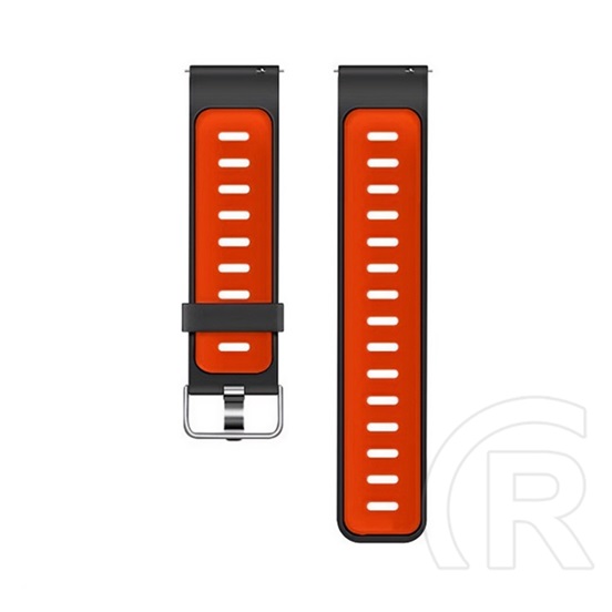 Gigapack pótszíj (univerzális, 22mm, szilikon) fekete/piros