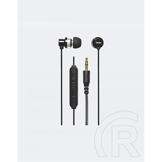 Grixx Optimum In-Ear dinamikus headset (fekete)