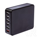 Grixx Optimum USB asztali töltő (6 port)