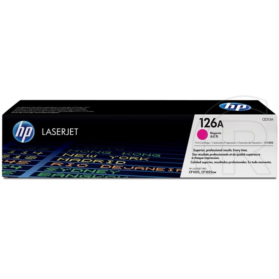 HP toner No. 126A (bíborvörös)