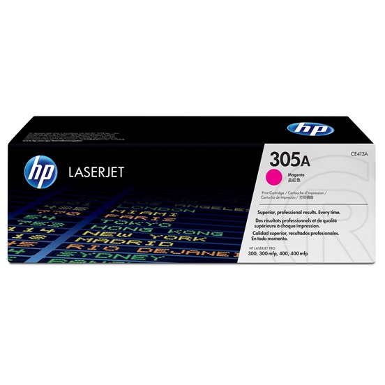 HP toner No. 305A (bíborvörös)