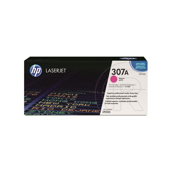 HP toner No. 307A (bíborvörös)