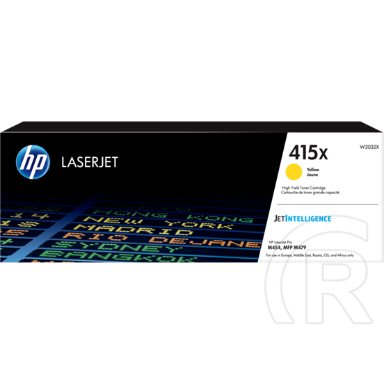 HP toner No. 415X (sárga)