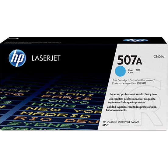 HP toner No. 507A (ciánkék)