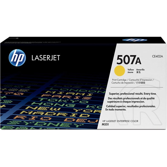 HP toner No. 507A (sárga)