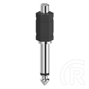 Hama FIC 6,3 mm jack (M) -  RCA (F) adapter