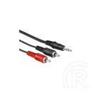 Hama ST 3,5 mm jack - 2 x RCA összekötő kábel 2 m