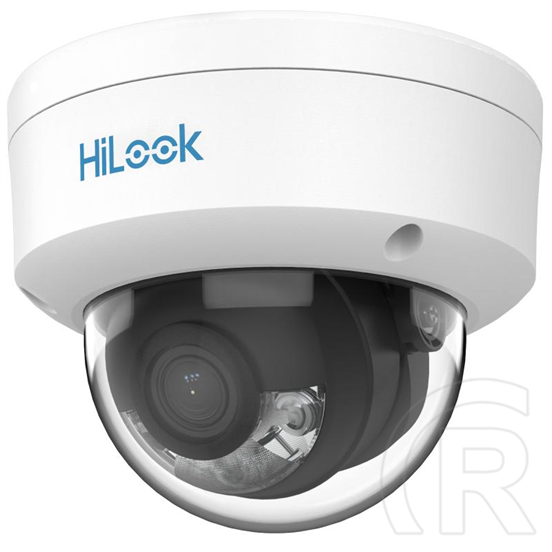 HiLook IP dómkamera - IPC-D129HA (2MP, 2,8mm, kültéri, H265+, IP67, IK10, LED30m, ICR, DWDR, PoE)