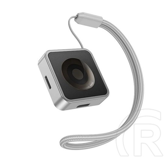 Hoco Apple Watch Ultra 2 49mm asztali töltő (2.5w, wireless, Apple watch töltő) ezüst