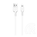 Hoco X20 adat-és töltőkábel (USB-A / Lightning, 1 m, fehér)