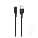 Hoco X25 adat-és töltőkábel (USB-A / Lightning, 1 m, fekete)