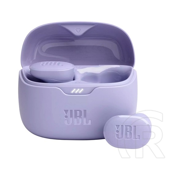 JBL tune buds bluetooth fülhallgató sztereo (v5.3, tws, mikrofon, aktív zajszűrő, ip54 + töltőtok) lila